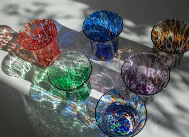 Pamono Italian Murano Glasses by Mariana Iskra for Ribes, 2010, Set of 6> Glassware
