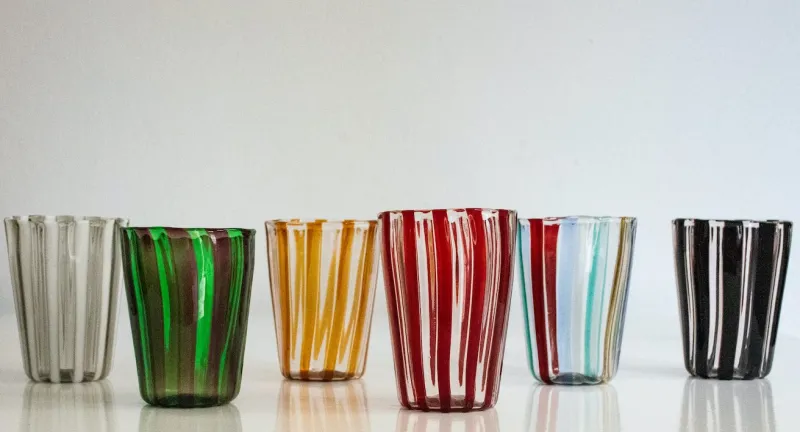 Online Pamono Italian Murano Glassware by Mariana Iskra for Ribes Studio, 2004, Set of 6