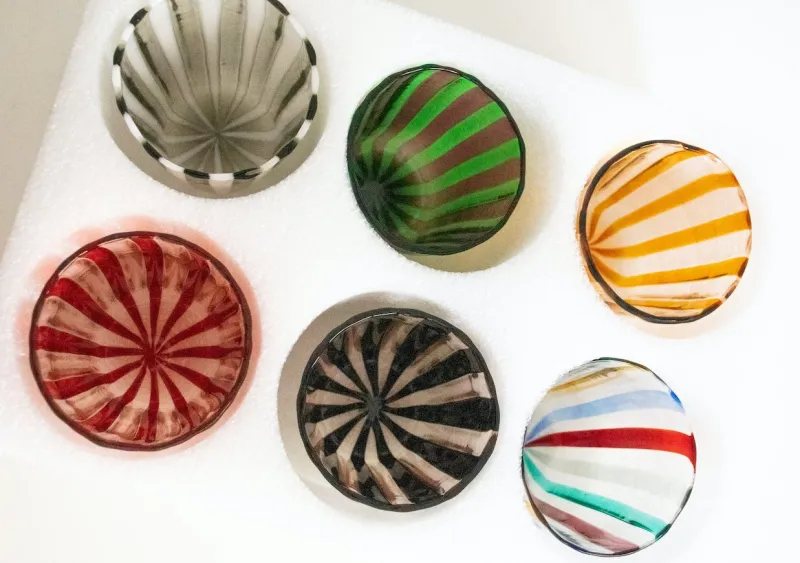 Online Pamono Italian Murano Glassware by Mariana Iskra for Ribes Studio, 2004, Set of 6