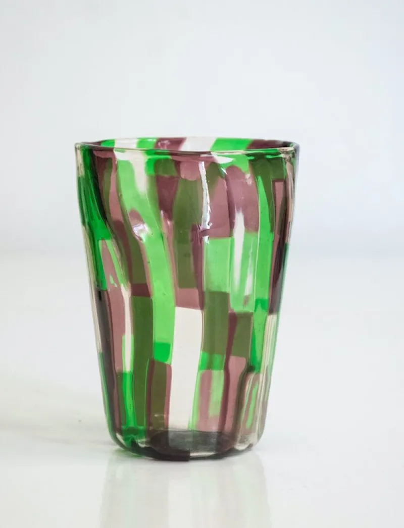 Pamono Italian Murano Glassware by Mariana Iskra for Ribes, 2004, Set of 6> Glassware
