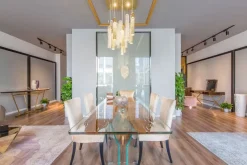 Sale Pamono Italian New Pipe Small, Led & Muranese Glass Chandelier from VGnewtrend