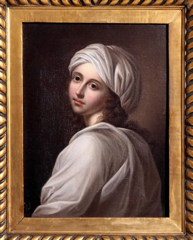 Pamono Italian Painting, 18th-Century, Oil on Canvas, Framed