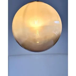 New Pamono Italian Pendant in Vanished Fume Murano Glass by Simoeng