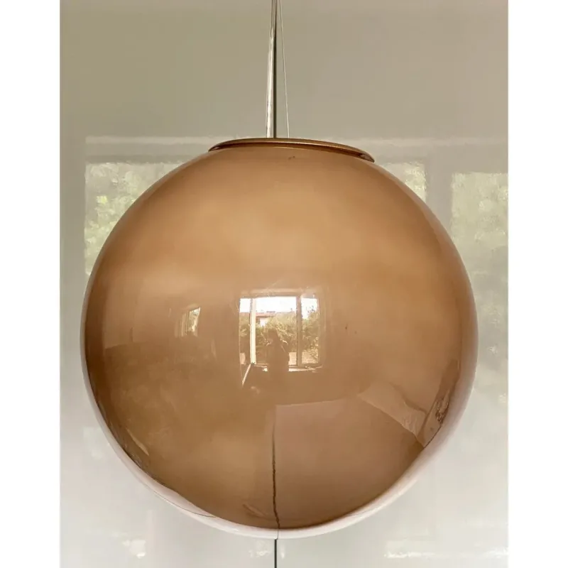New Pamono Italian Pendant in Vanished Fume Murano Glass by Simoeng