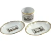 Best Pamono Italian Porcelain Fiesole Set by Richard Ginori, 1960s, Set of 3