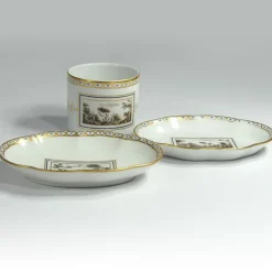 Best Pamono Italian Porcelain Fiesole Set by Richard Ginori, 1960s, Set of 3