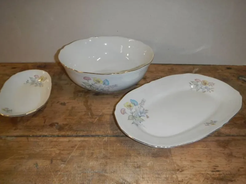 Pamono Italian Porcelain Tableware Set by Richard Ginori for Ariston, 1950s, Set of 15> Serving Dishes