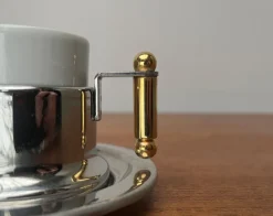 Pamono Italian Postmodern Kontessa Series Espresso Cups from Vev Vigano, 1980s, Set of 2><noscript><img width=