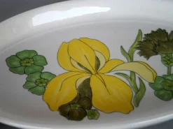 Pamono Italian Pottery Oil and Vinegar and Salt & Pepper Containers from Ernestine, 1950s, Set of 5><noscript><img width=