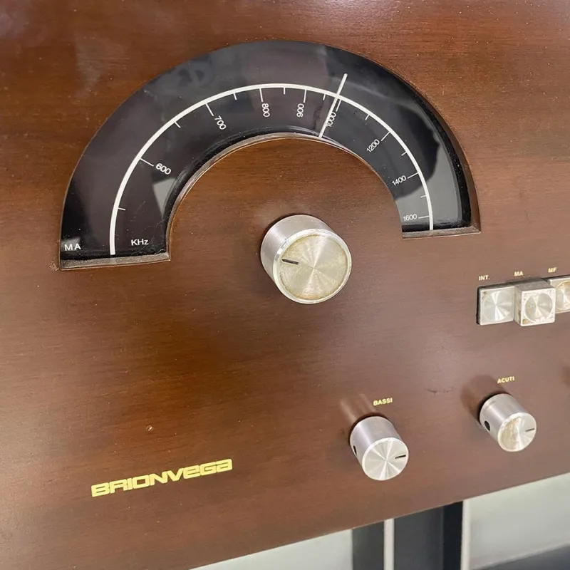 Pamono Italian Radiophonograph Rr126 and Record Player attributed to Castiglioni for Brionvega, 1960s> Electronics