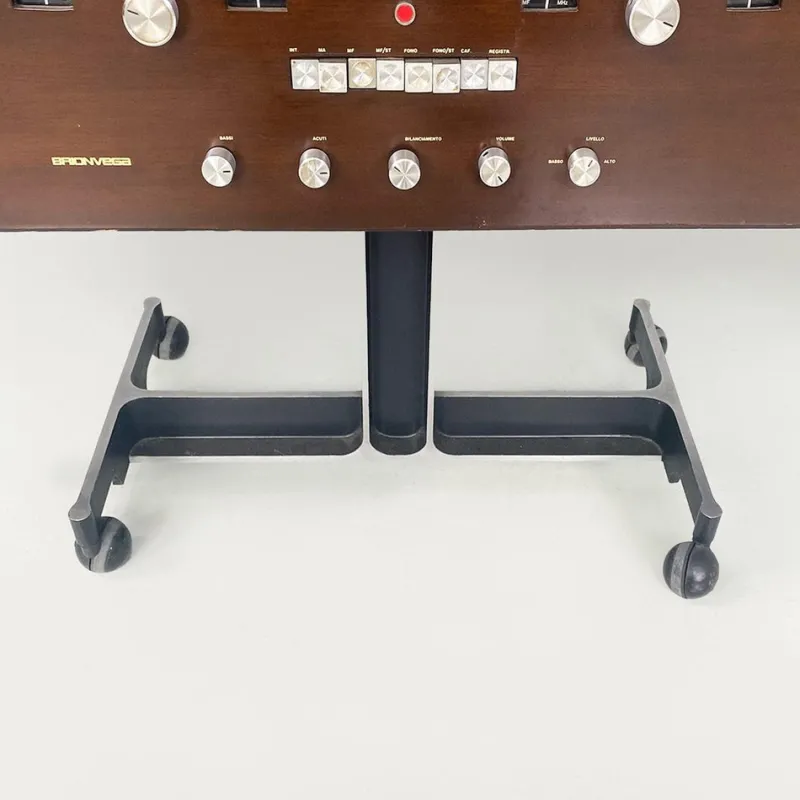 Pamono Italian Radiophonograph Rr126 and Record Player attributed to Castiglioni for Brionvega, 1960s> Electronics