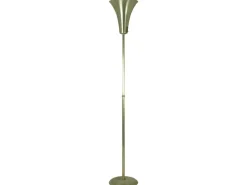Pamono Italian Rationalist Nickel-Plated Metal and Aluminum Luminator Floor Lamp, 1940s> Floor Lamps