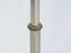 Pamono Italian Rationalist Nickel-Plated Metal and Aluminum Luminator Floor Lamp, 1940s><noscript><img width=