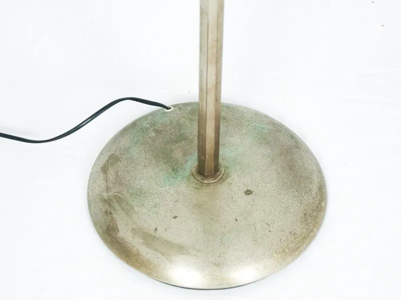 Pamono Italian Rationalist Nickel-Plated Metal and Aluminum Luminator Floor Lamp, 1940s> Floor Lamps