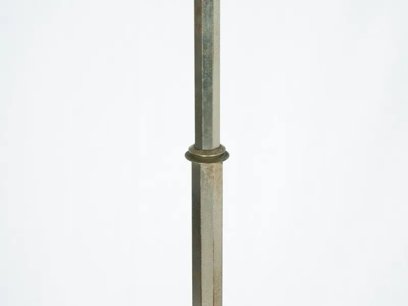 Pamono Italian Rationalist Nickel-Plated Metal and Aluminum Luminator Floor Lamp, 1940s> Floor Lamps