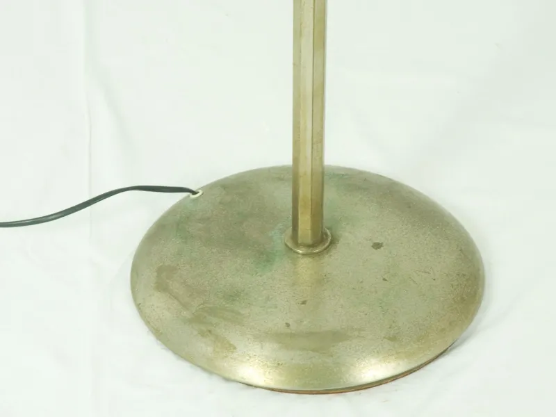 Pamono Italian Rationalist Nickel-Plated Metal and Aluminum Luminator Floor Lamp, 1940s> Floor Lamps
