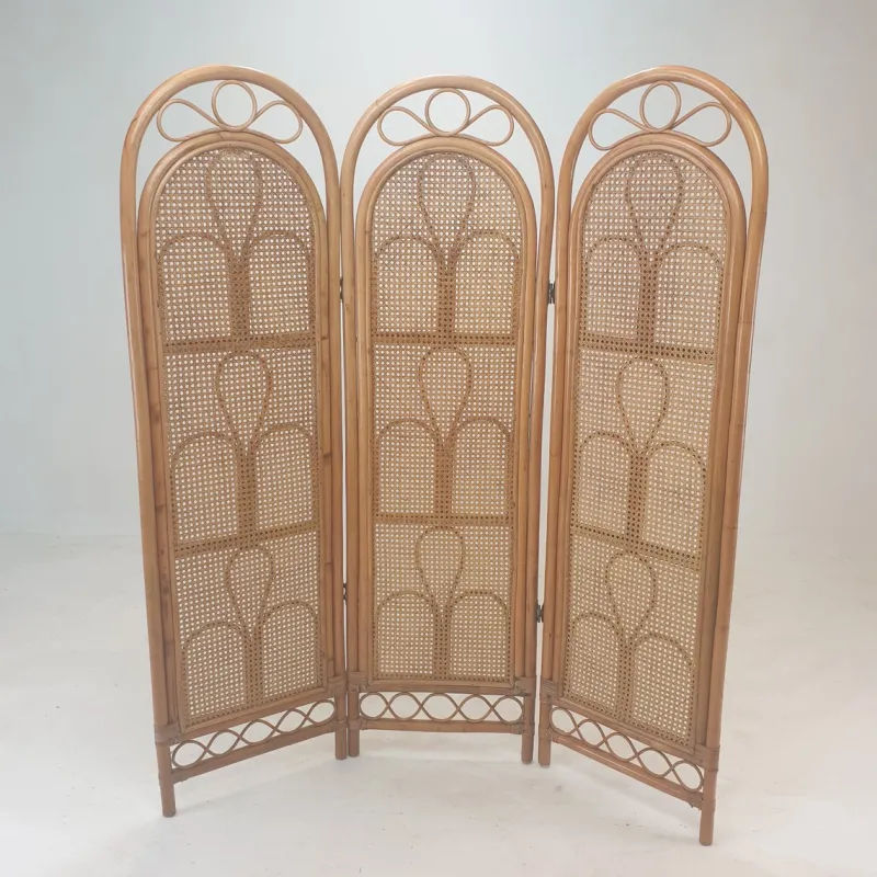 Pamono Italian Rattan and Wicker Room Divider, 1960s> Room Dividers & Screens