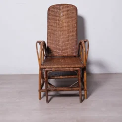 Pamono Italian Rattan Chaise Lounger, 1920s> Daybeds & Chaises Lounges