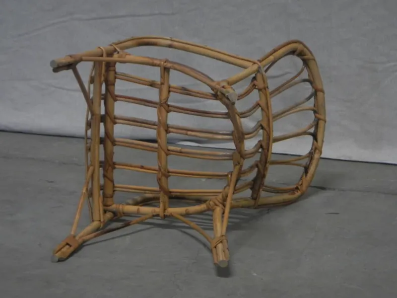 Outlet Pamono Italian Rattan Children's Chair, 1970s