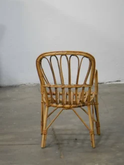 Outlet Pamono Italian Rattan Children's Chair, 1970s
