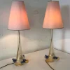 Hot Pamono Italian Romantic Murano Glass Table Lamps, 1980s, Set of 2