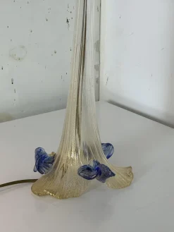 Hot Pamono Italian Romantic Murano Glass Table Lamps, 1980s, Set of 2