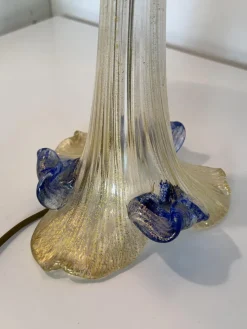 Hot Pamono Italian Romantic Murano Glass Table Lamps, 1980s, Set of 2