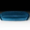 Pamono Italian Round Capitonne Fabric Sofa from VGnewtrend> Seating