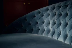 Pamono Italian Round Capitonne Fabric Sofa from VGnewtrend><noscript><img width=
