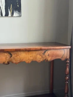 Clearance Pamono Italian Rustic Scalloped Console Table