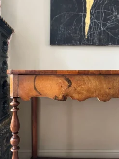 Clearance Pamono Italian Rustic Scalloped Console Table