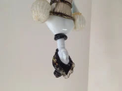 New Pamono Italian Sculpture in Glass, 1970s