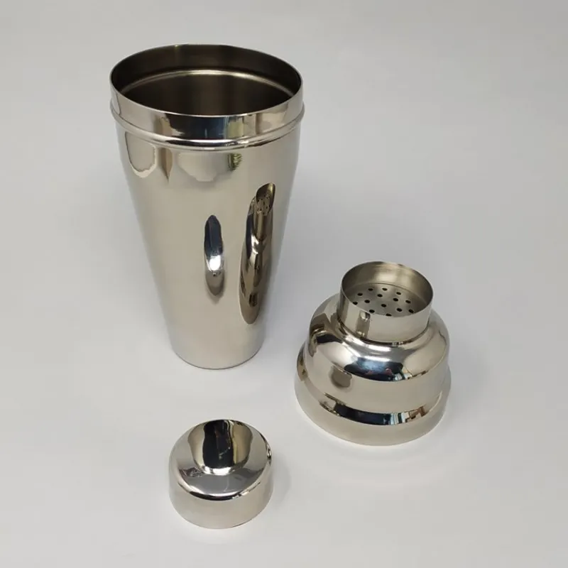 Pamono Italian Stainless Steel Cocktail Shaker, 1960s