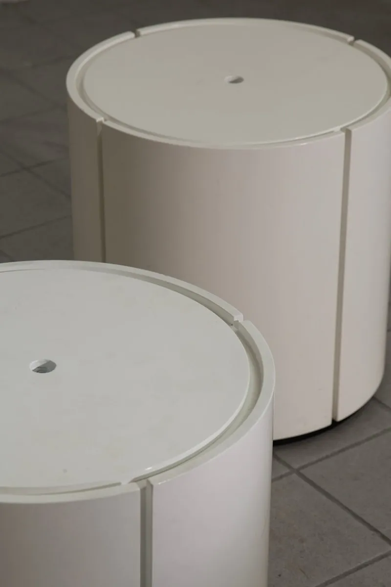 Online Pamono Italian Storage Bedside Tables, 1980s, Set of 2
