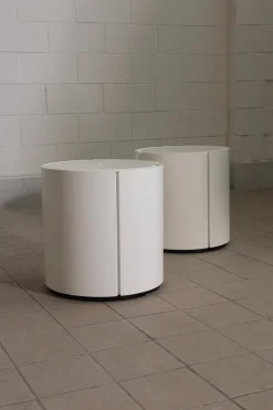 Online Pamono Italian Storage Bedside Tables, 1980s, Set of 2