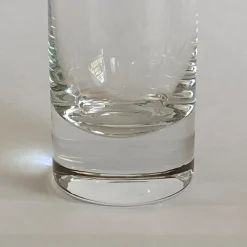 Pamono Italian Tall Tumbler-Shaped Crystal Glasses with Gold Rims and Scrollwork Motifs from Cellini, Italy, 1970s, Set of 6><noscript><img width=
