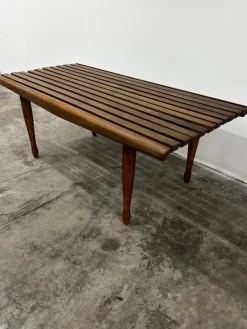 Pamono Italian Teak Bench, 1950s