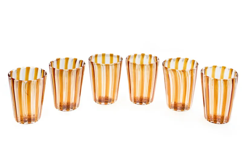 Online Pamono Italian Tequila Glasses by Maestro Ballarin for Ribes Studio, 2004, Set of 6