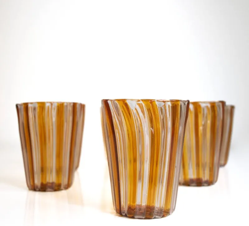 Online Pamono Italian Tequila Glasses by Maestro Ballarin for Ribes Studio, 2004, Set of 6