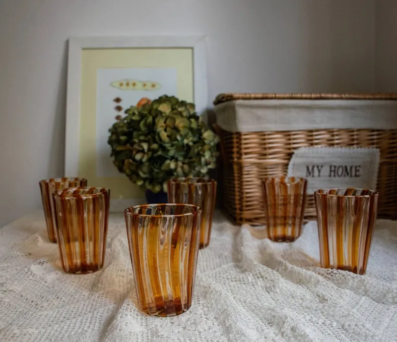 Online Pamono Italian Tequila Glasses by Maestro Ballarin for Ribes Studio, 2004, Set of 6