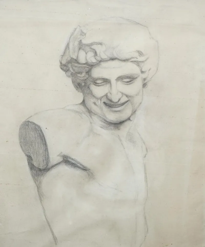 Pamono Italian 19th Century Sketches by F Mazzoli, Set of 4> Classical