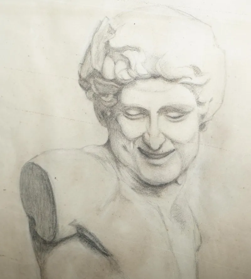 Pamono Italian 19th Century Sketches by F Mazzoli, Set of 4> Classical