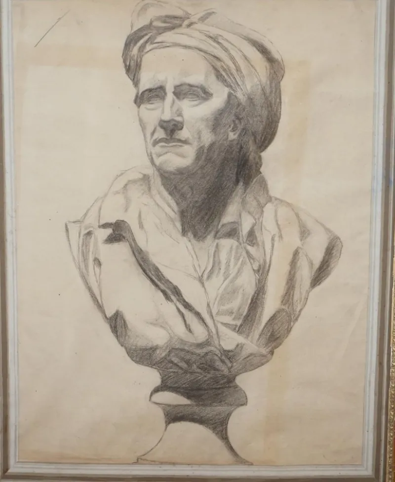 Pamono Italian 19th Century Sketches by F Mazzoli, Set of 4> Classical