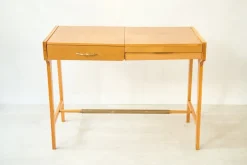 Pamono Italian Toesletta Pei Dressing Table and Chair by Gio Ponti for S.P. & C., 1960s, Set of 2><noscript><img width=