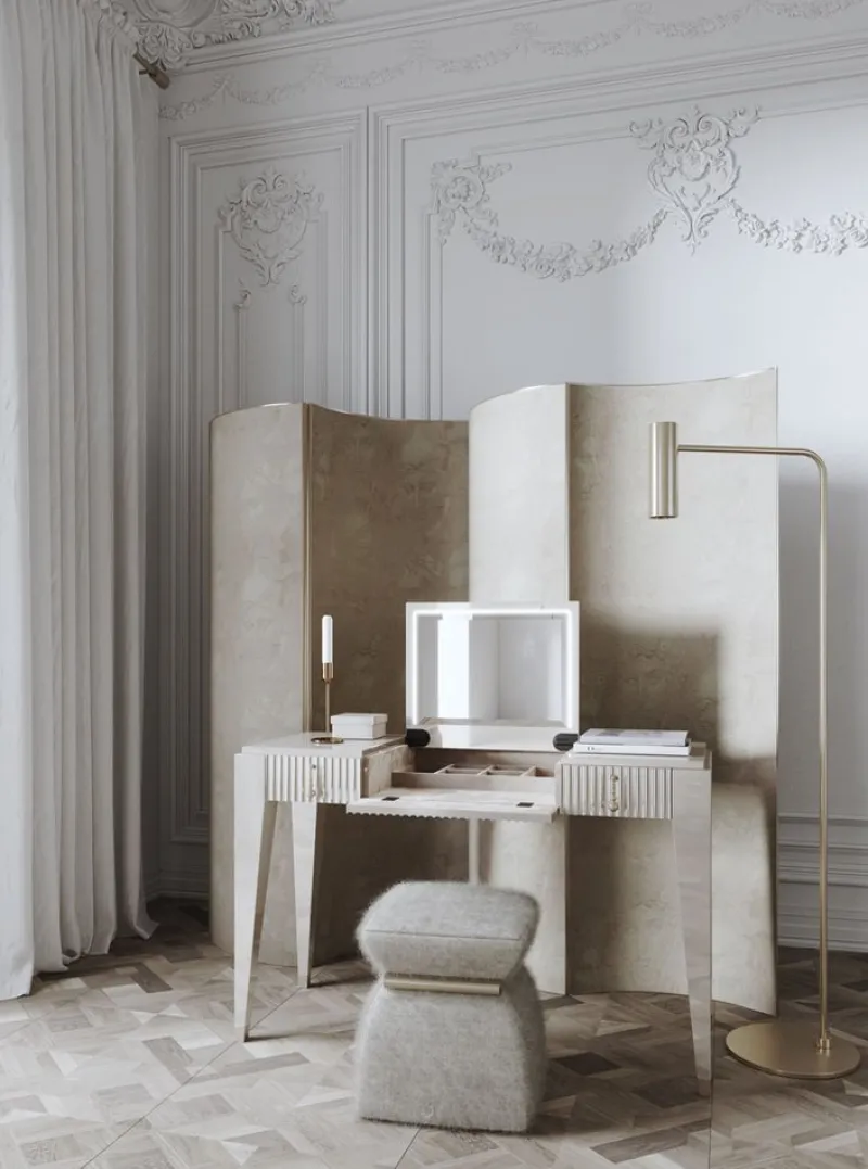 Hot Pamono Italian Vanity Table in Beige from Kabinet