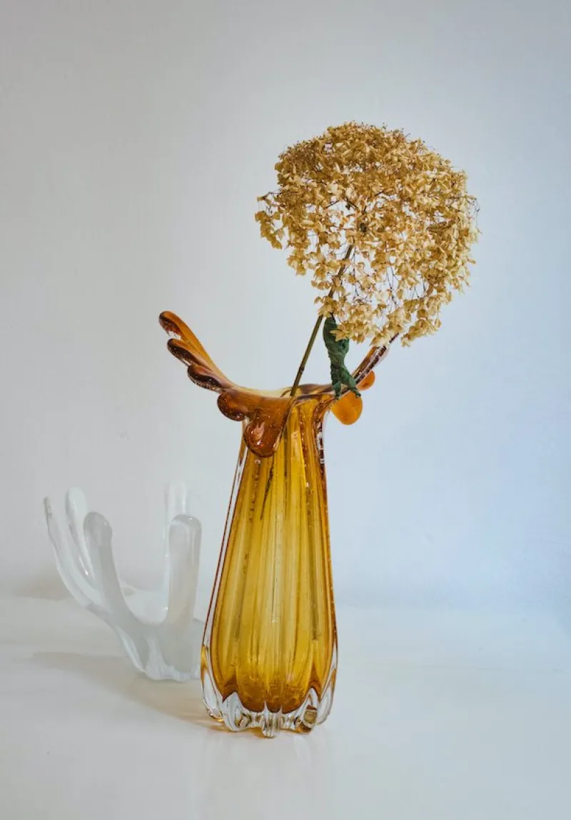 Pamono Italian Vases by Mariana Iskra for Ribes the Art of Glass, Set of 2> Tabletop|Vases