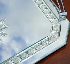 Pamono Italian Venetian Etched Glass Tray from Asprey & Co><noscript><img width=
