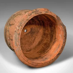 Pamono Italian Victorian Decorative Terracotta Jardinieres, 1890s, Set of 2><noscript><img width=