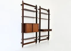 Pamono Italian Wall Units, 1960s, Set of 2> Shelves & Wall Units