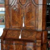 Hot Pamono Italian Walnut and Burl Walnut Lombard Trumeau, Northern Italy, 19th Century